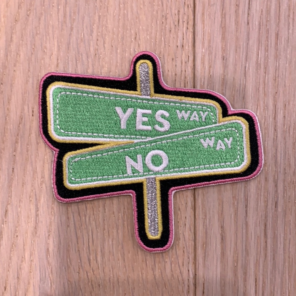 Stoney clover lane yes way no way patch